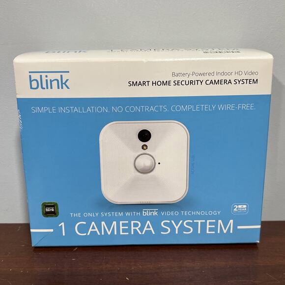 Blink Battery Powered Indoor HD Video Smart Home Security Camera System White - Picture 5 of 9